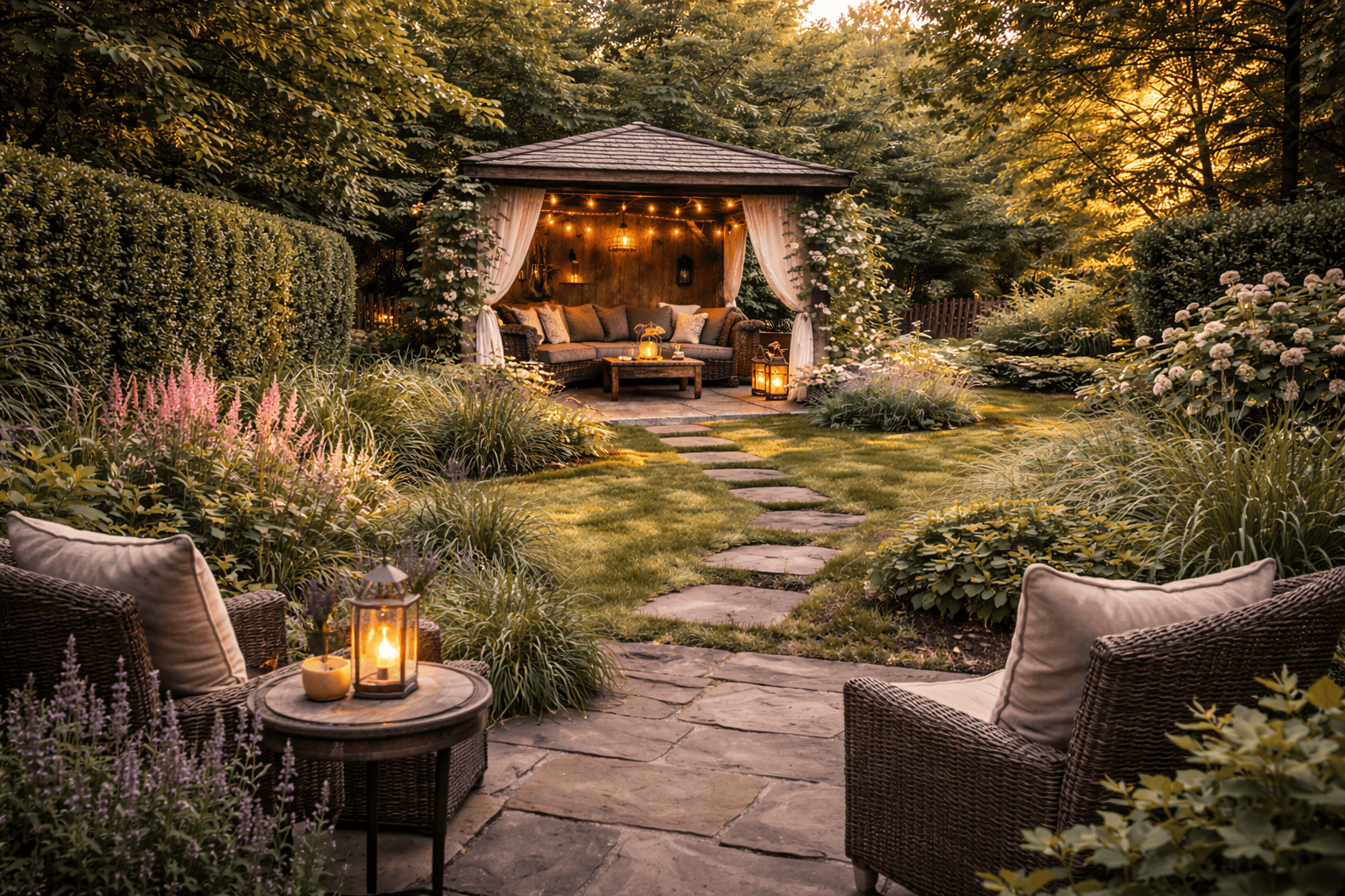 Beste plek voor een prieel