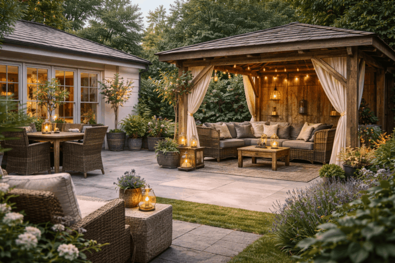 Prieel aan het terras