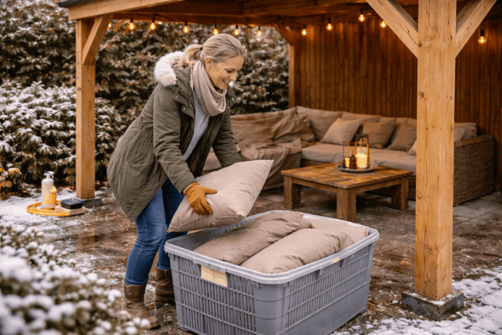 Prieel winterklaar maken