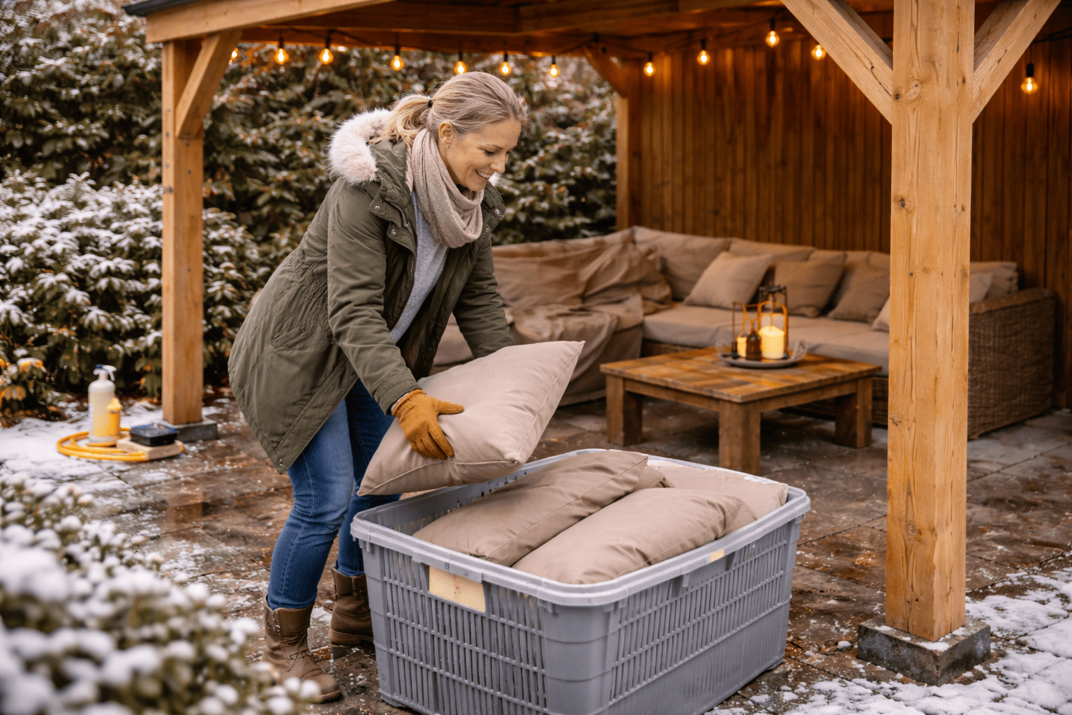 Prieel winterklaar maken