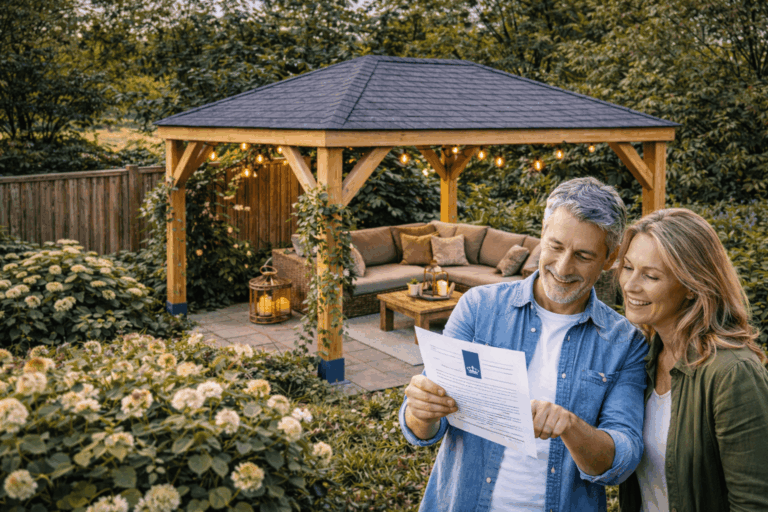 Vergunning voor een prieel