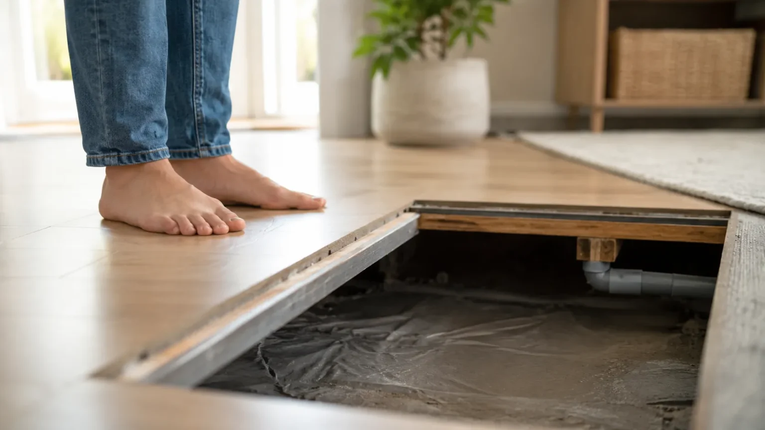 Koude vloer door kruipruimte oplossen: oorzaken en tips